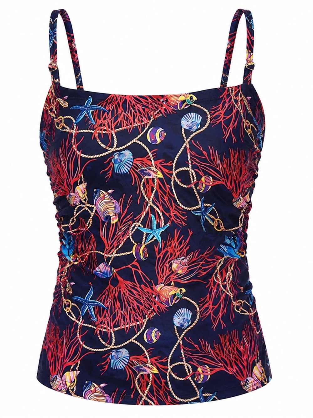 Talbots tankini SWIM TOP TALBOTS 14 floral like new underwire